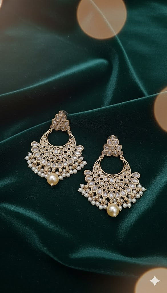 CHANDBALI SHINE R.AD EAR-RING