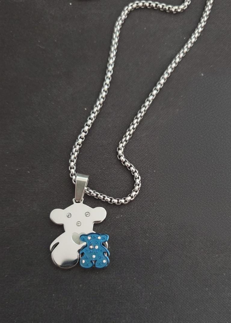 BEAR CHAIN SILVER