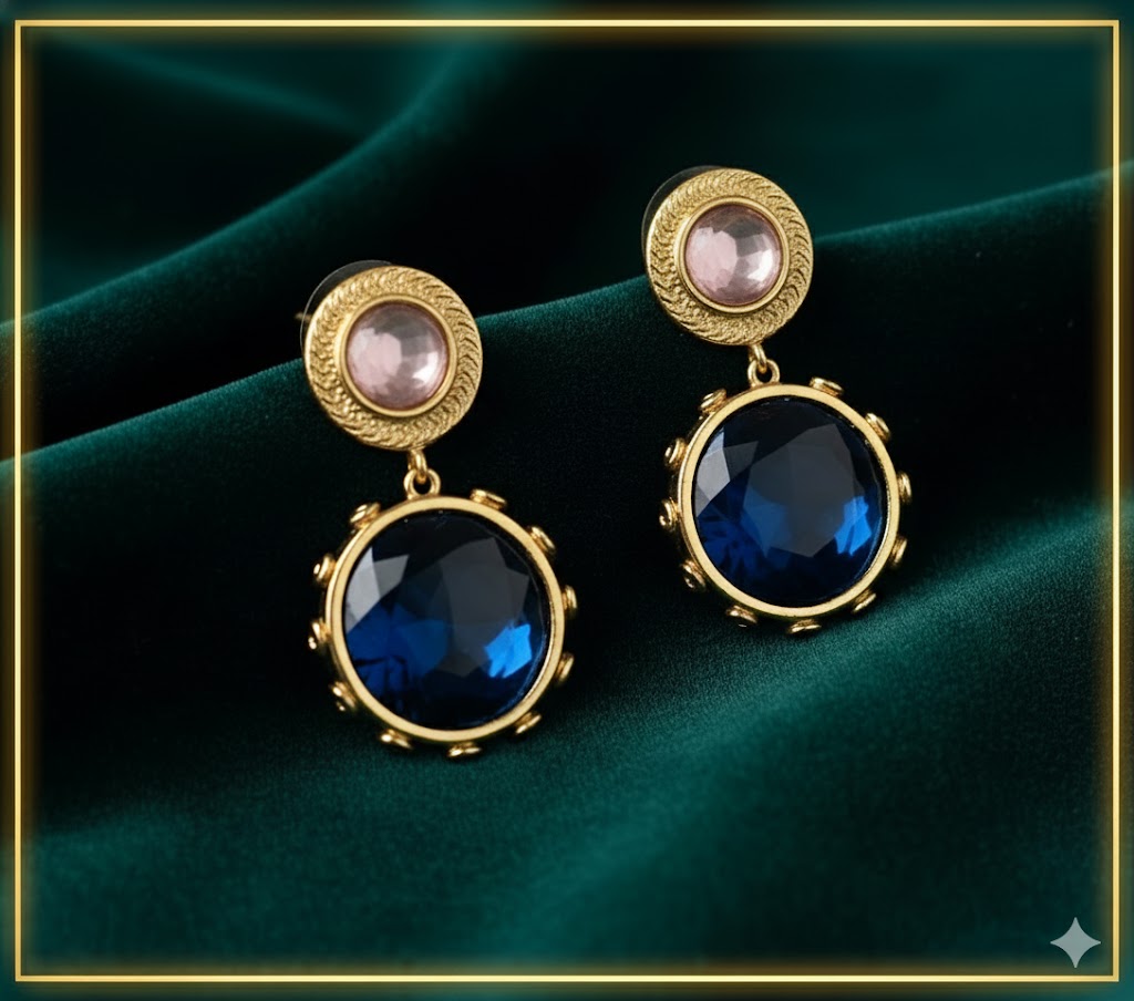 ELEANOR EAR RING BLUE