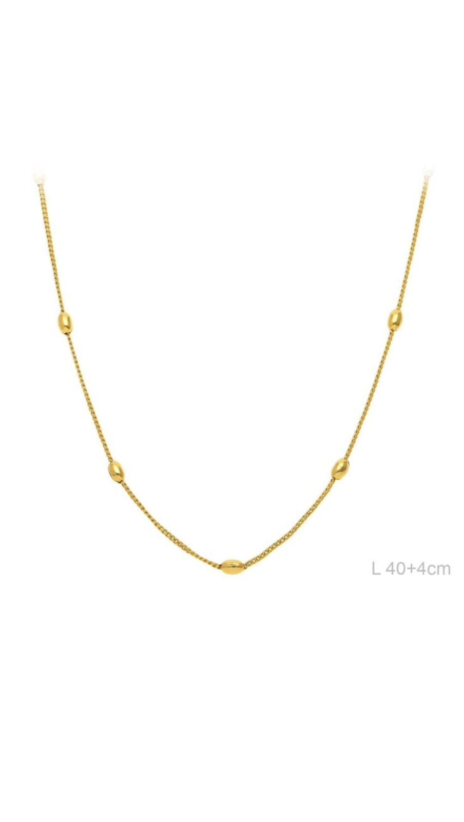 GOLDEN GLIMMER BEAD CHAIN
