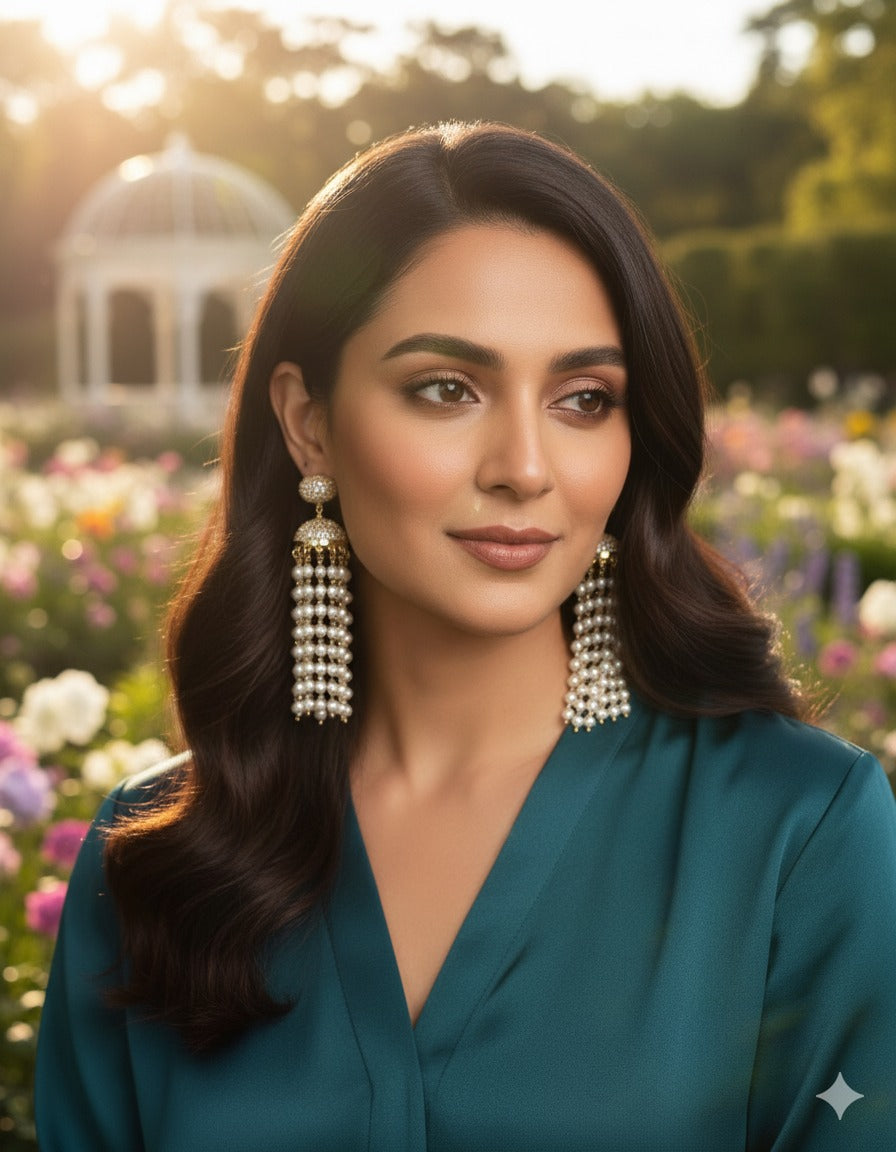 OPULENT PEARL JHUMKA
