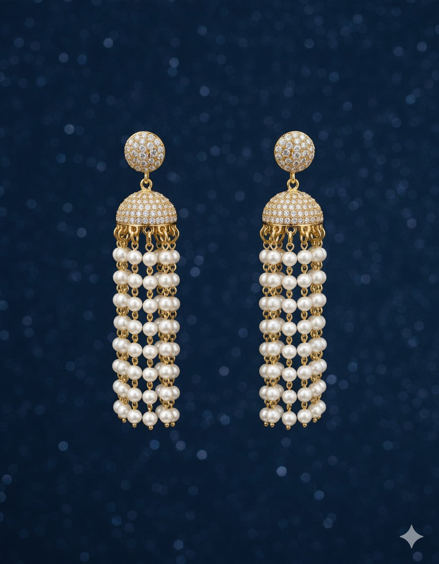 OPULENT PEARL JHUMKA