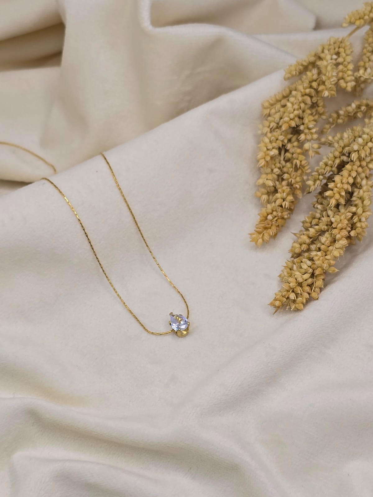 SOLITARE CRYSTAL PENDANT HEART TYPE