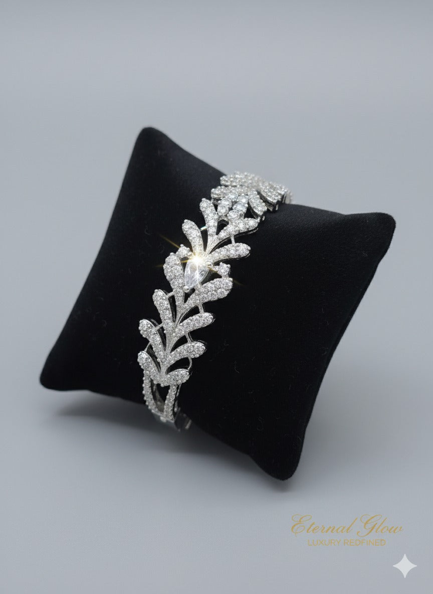 SPARKILING LEAF VINE BRACELET