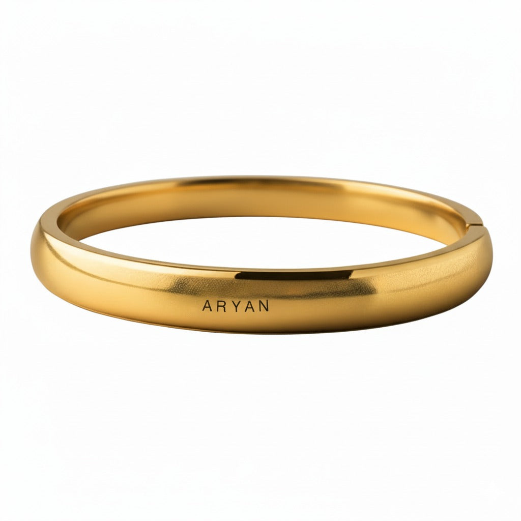 CUSTOMISED CLASSIC SNAP BRACELET - GOLD