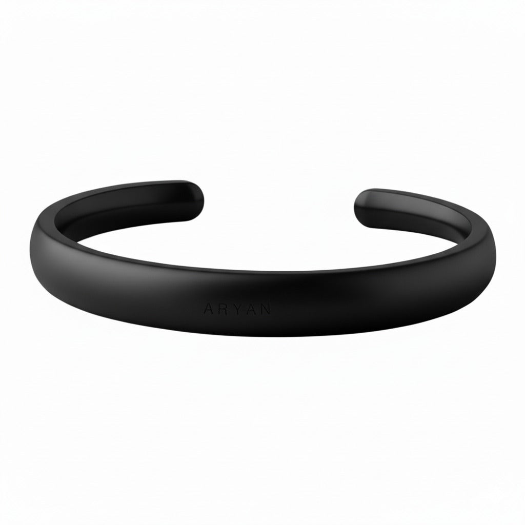 CUSTOMISED CLASSIC CUFF BRACELET-BLACK