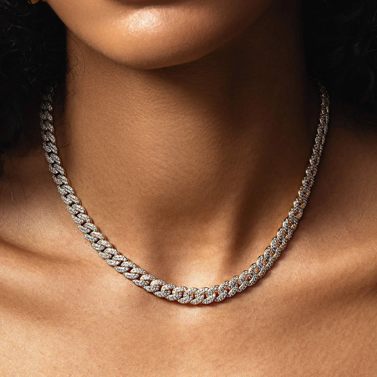 ICED CUBAN CHAIN - GOLD