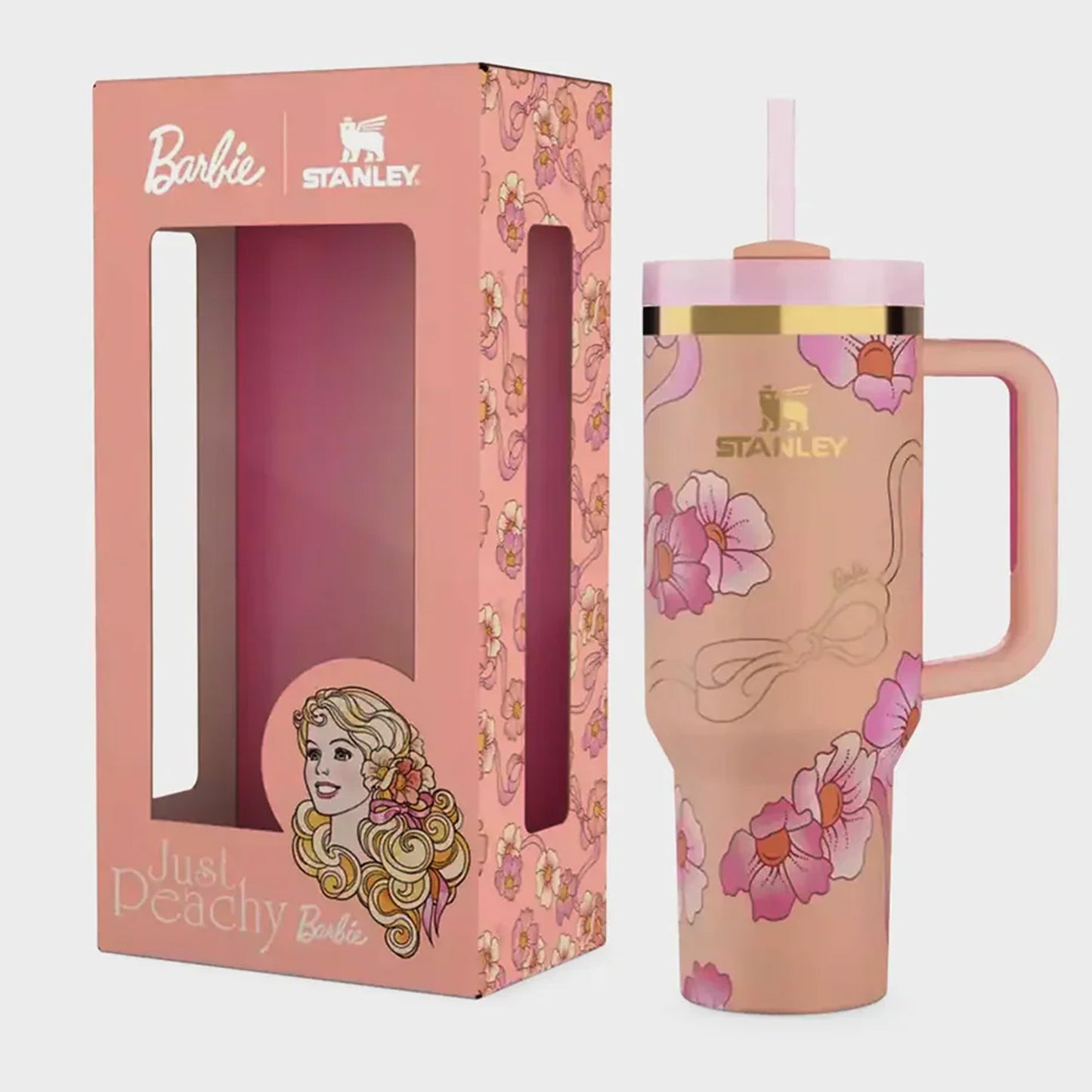 Stanley x Barbie™ ’80s Peaches ’N Cream Quencher