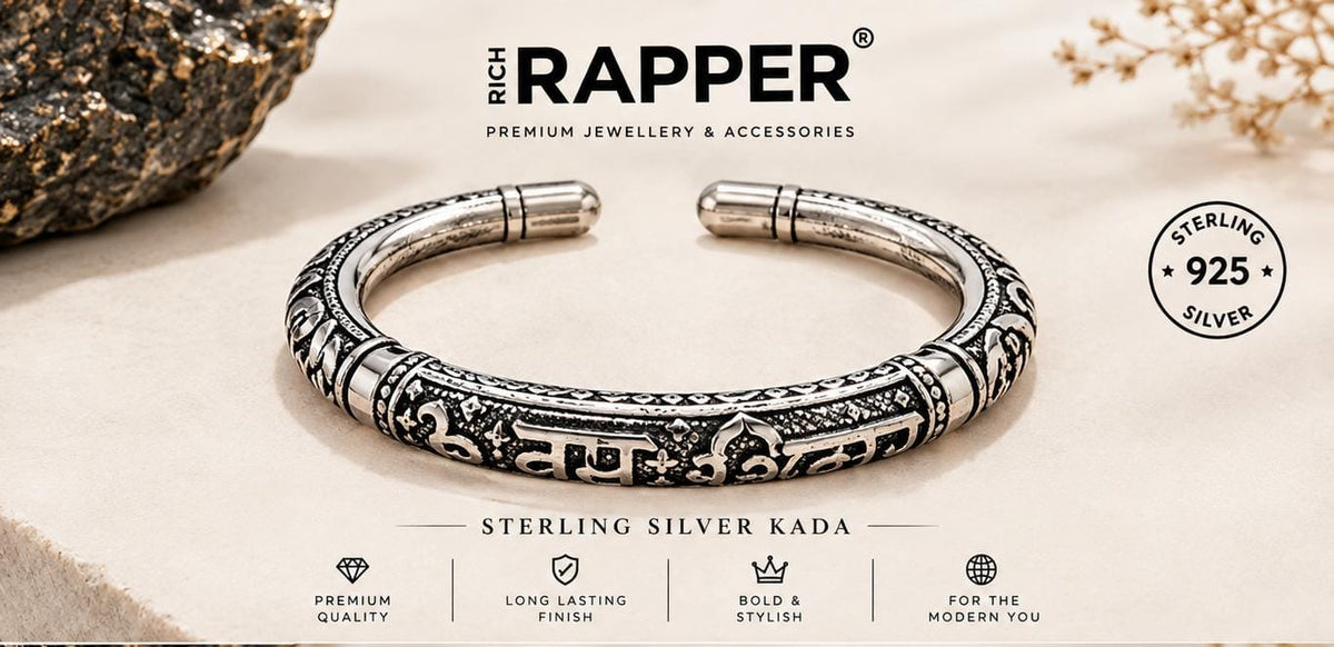925 STERLING SILVER KADA FOR MEN