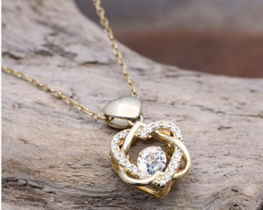 DOUBLE HEART PENDANT