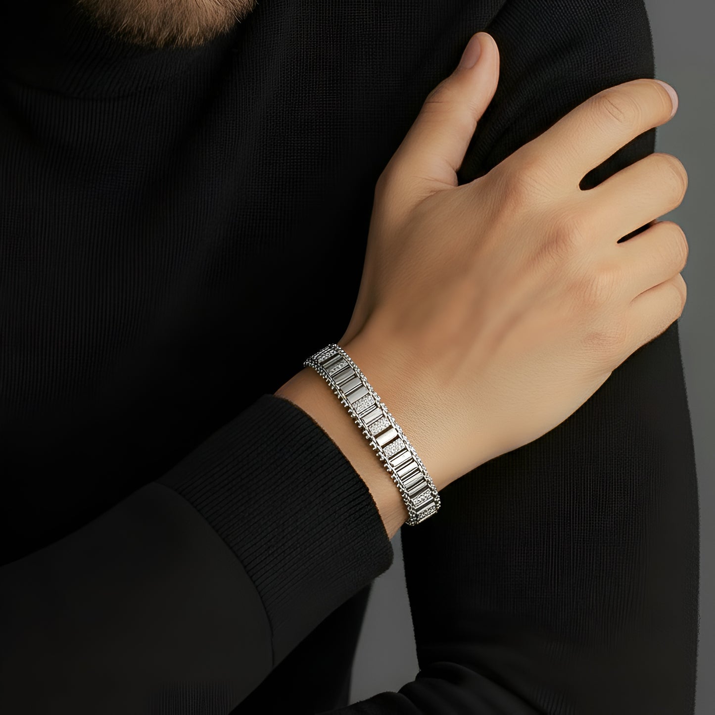 ARMBAND CRYSTAL BRACELET SILVER