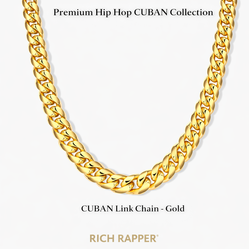 CUBAN LINK CHAIN - GOLD