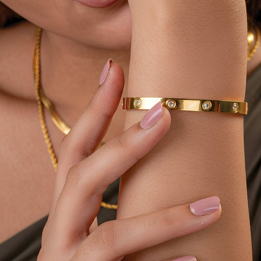BAND BRACELET - GOLD