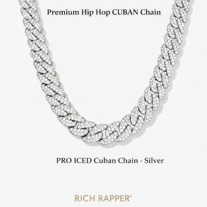 ICED OUT CUBAN SET - SILVER