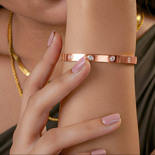 BAND BRACELET - ROSE GOLD