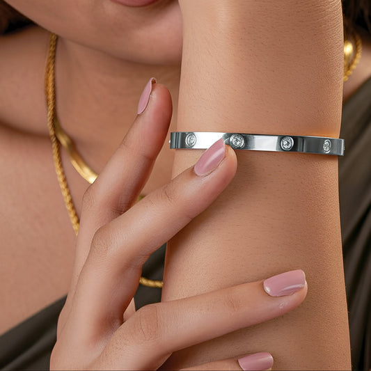 BAND BRACELET - SILVER