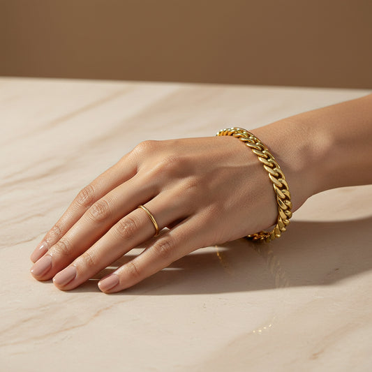 CUBAN BRACELET - GOLD (SS)