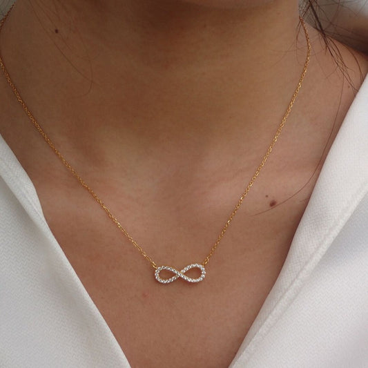 Infinity Gold Necklace