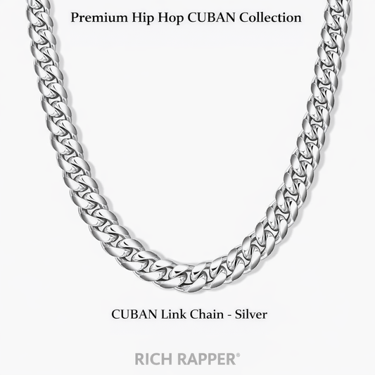 CUBAN LINK CHAIN - SILVER