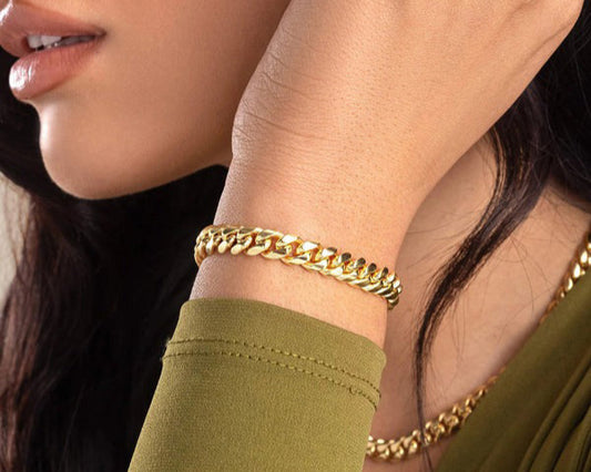 CUBAN BRACELET - GOLD (SS)
