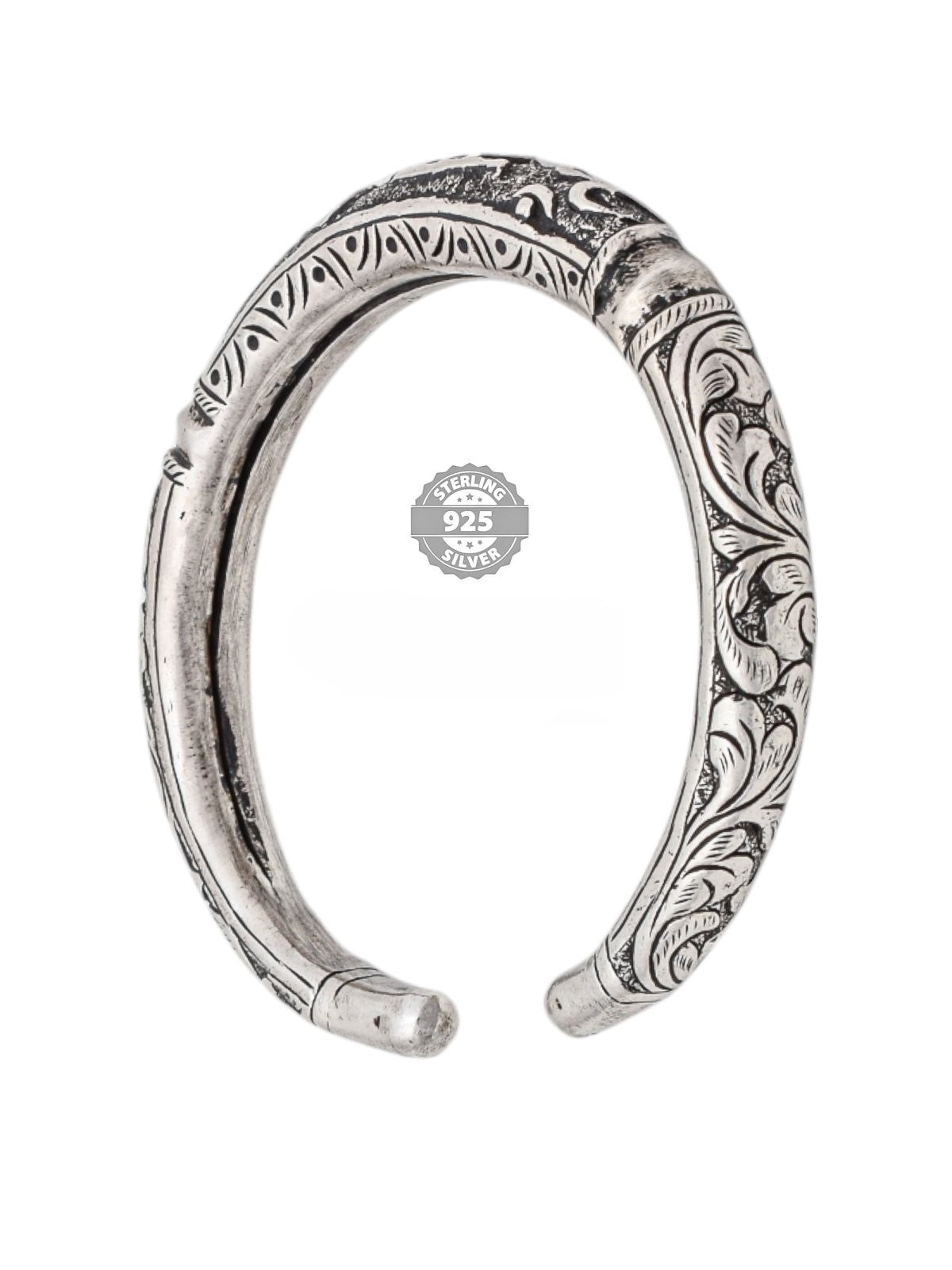 925 Sterling Silver Om Namah Shivaya Kada Divine Collection