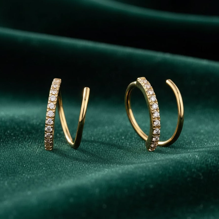 EARNING- HOOPS, CUFF