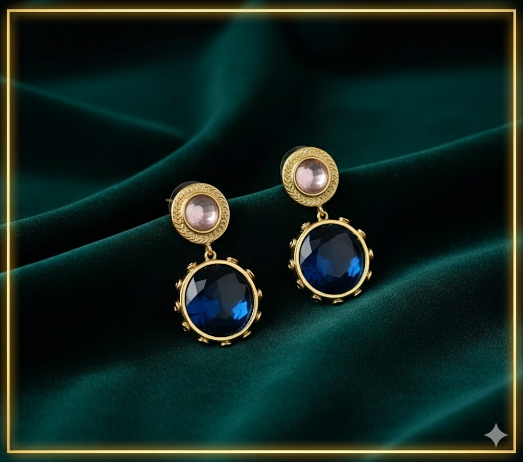 ELEANOR EAR RING BLUE