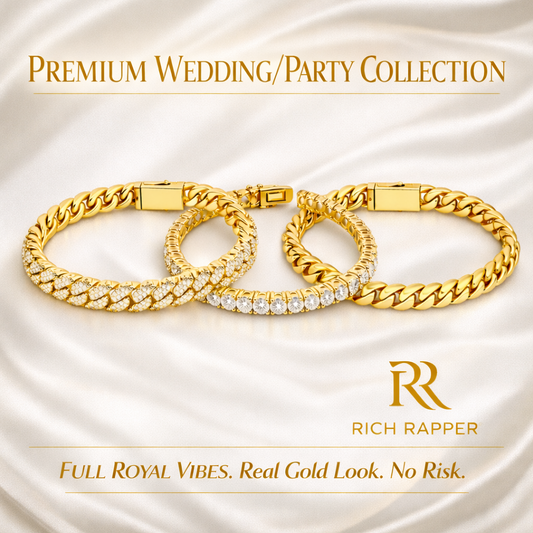 HALDI / MEHANDI / RECEPTION GOLD BRACELET (SET OF 3)