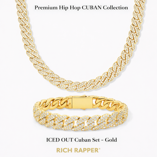 ICED OUT CUBAN SET - GOLD