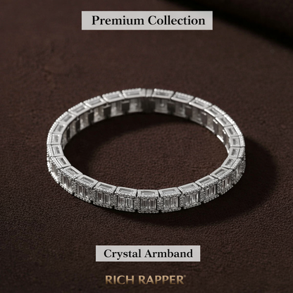 CRYSTAL ARMBAND - SILVER