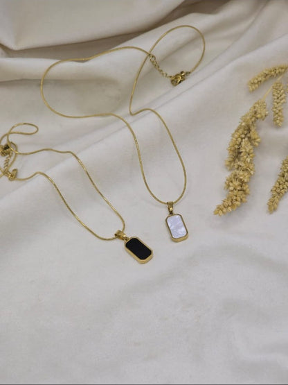 2 IN 1 COLOR  CHAIN PENDANT