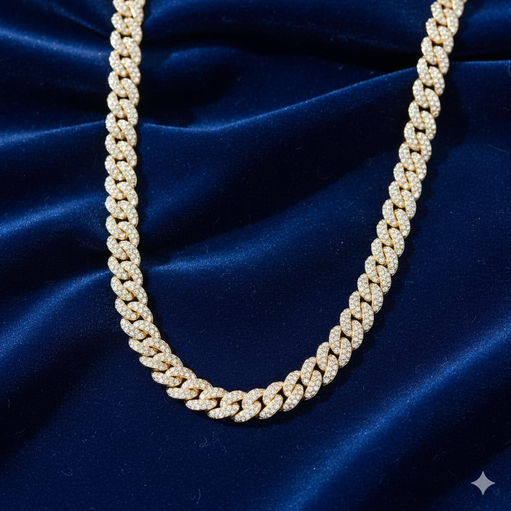 ICED CUBAN CHAIN - GOLD