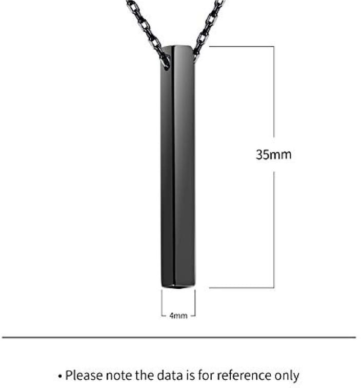 SILVER BAR CHAIN PENDANTS FOR MEN