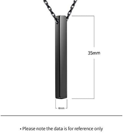 SILVER BAR CHAIN PENDANTS FOR MEN