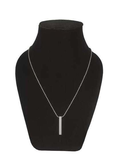 SILVER BAR CHAIN PENDANTS FOR MEN