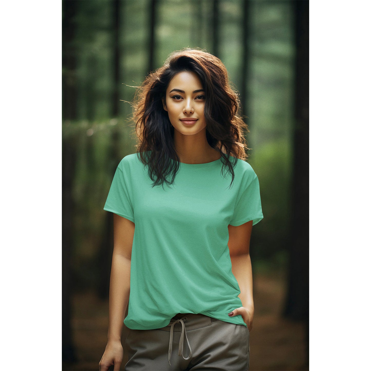 MINT GREEN REGULAR FIT T-SHIRT