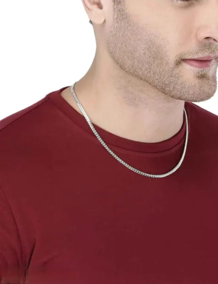 SILVER SLEEK CHAIN FOR MEN