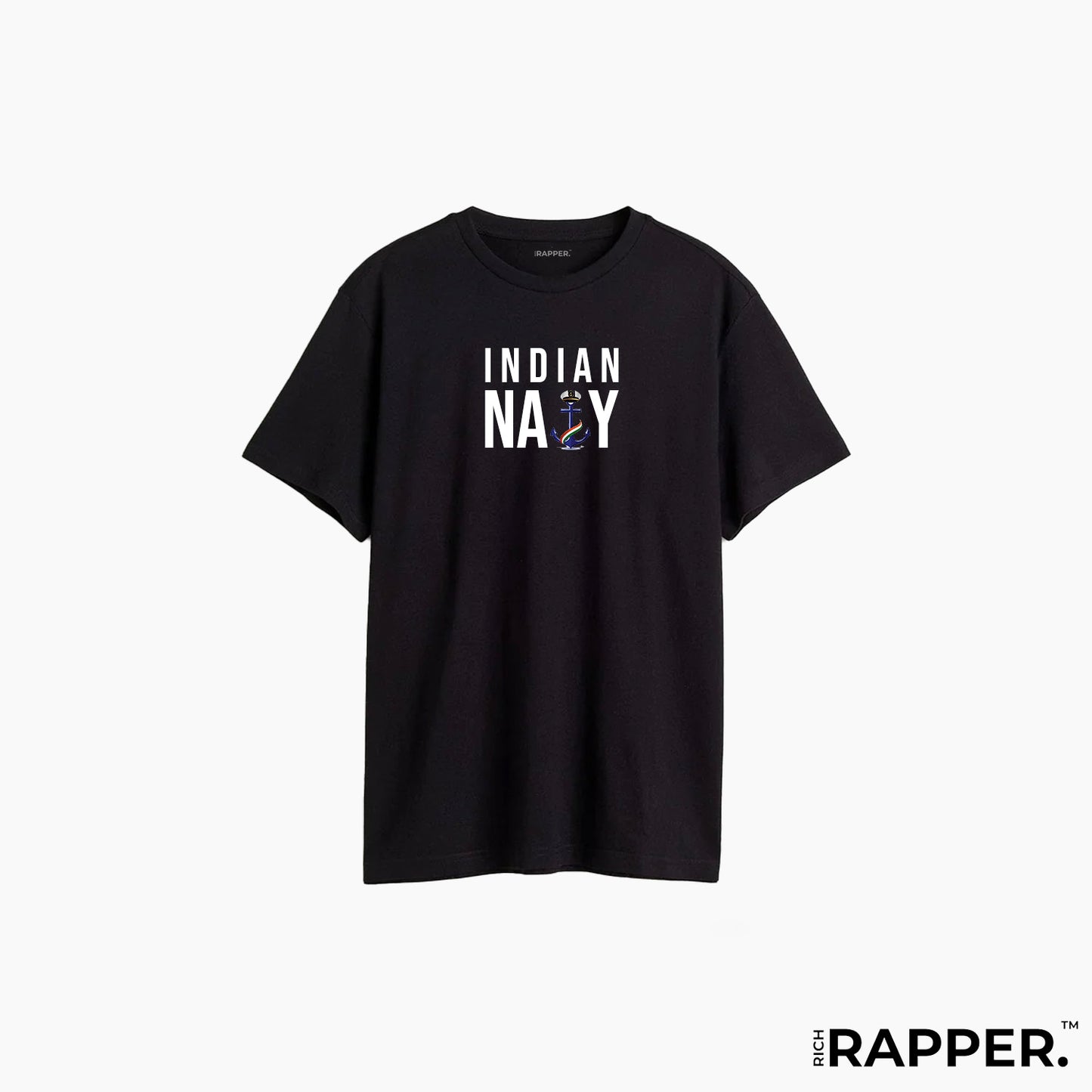 Navy Printed T-Shirt