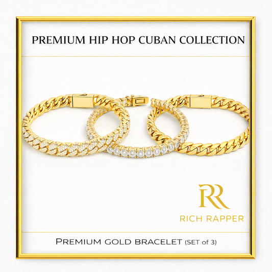 PREMIUM GOLD BRACELET (SET OF 3)