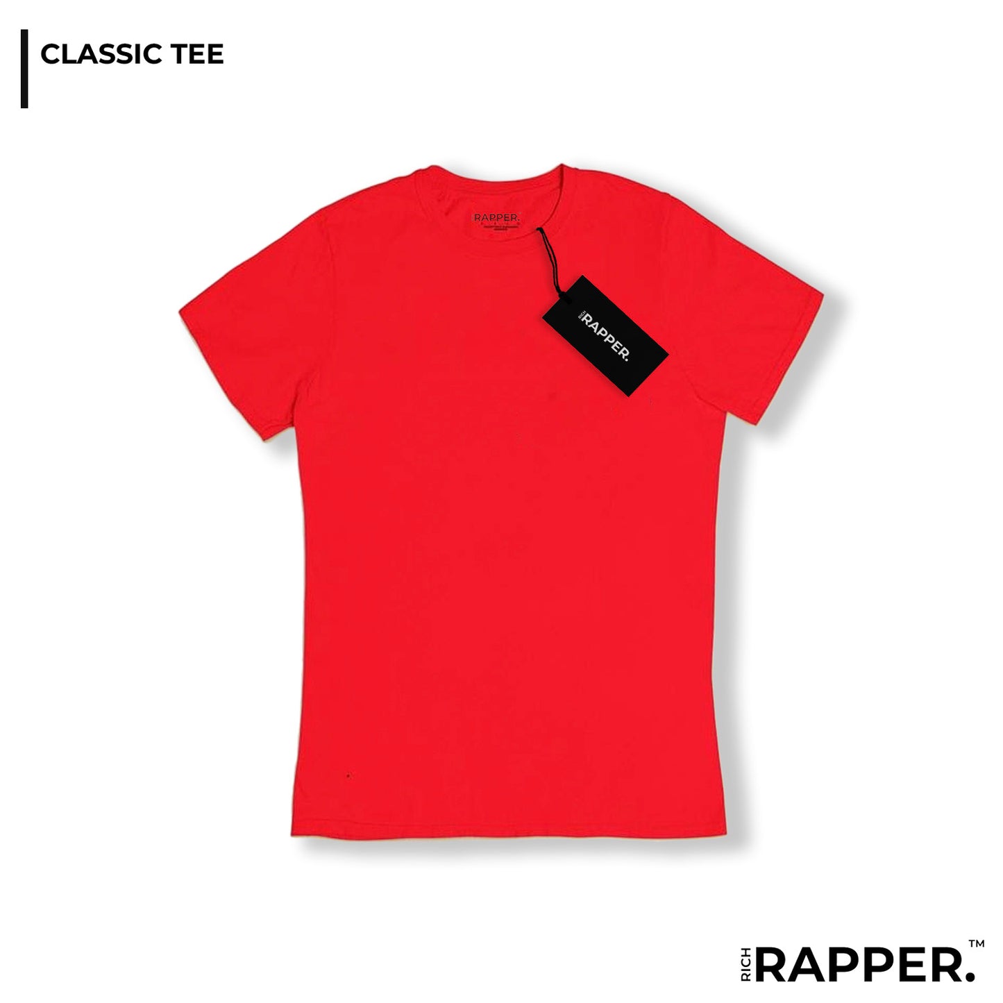 RED REGULAR FIT T-SHIRT