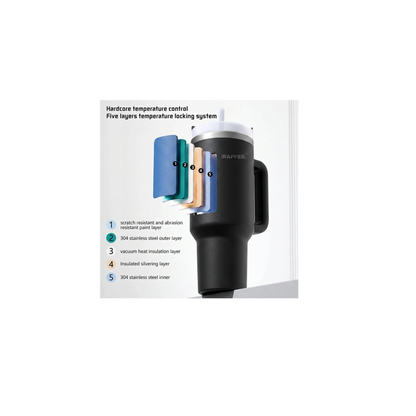 RICH RAPPER TUMBLER- BLACK