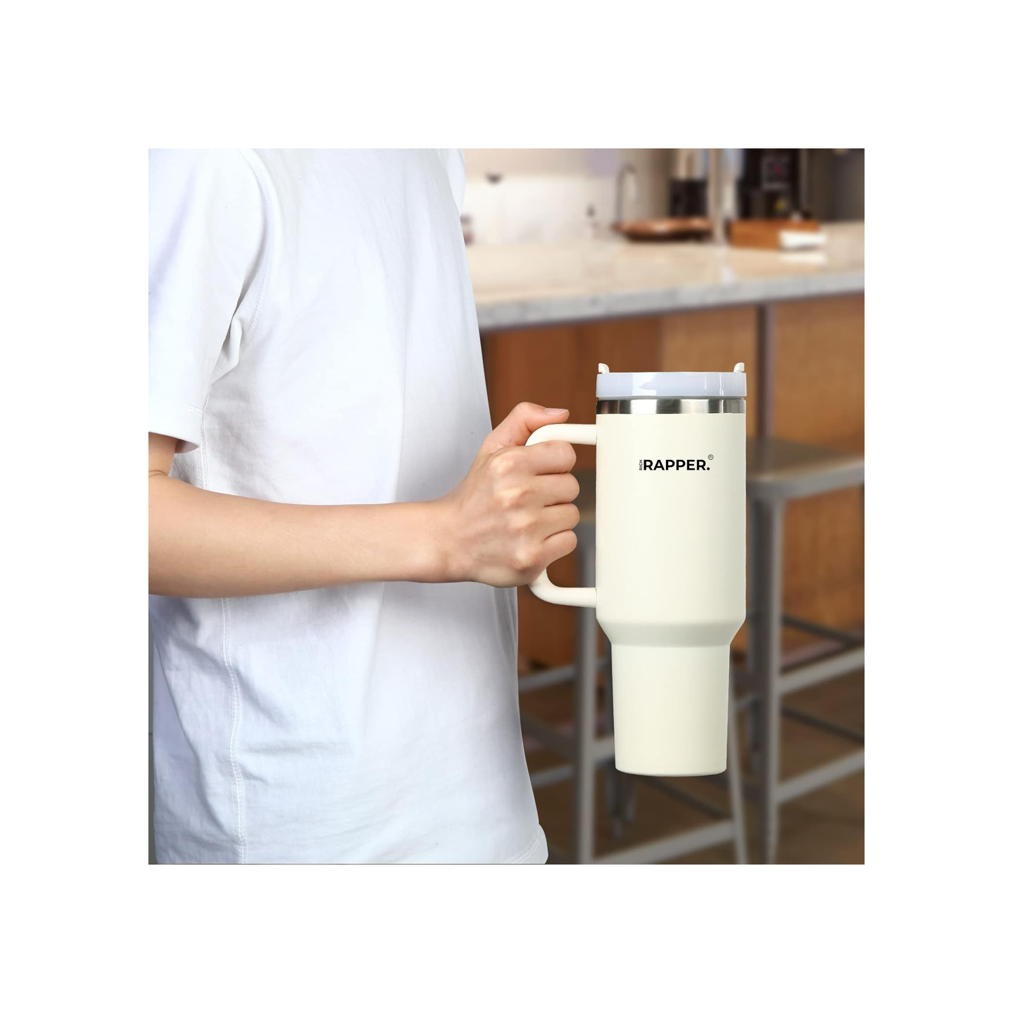 RICH RAPPER TUMBLER- OFF WHITE