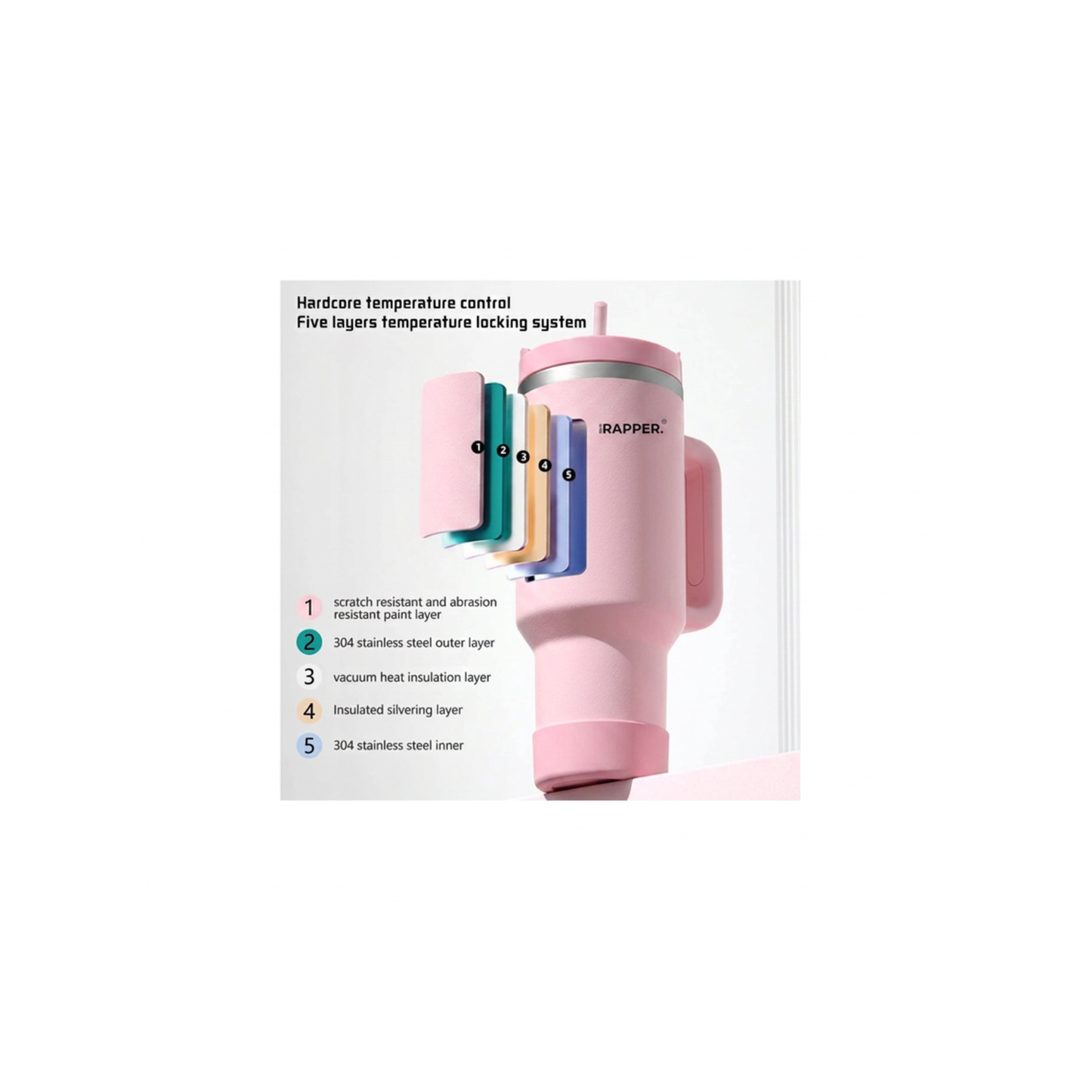 RICH RAPPER TUMBLER - PINK
