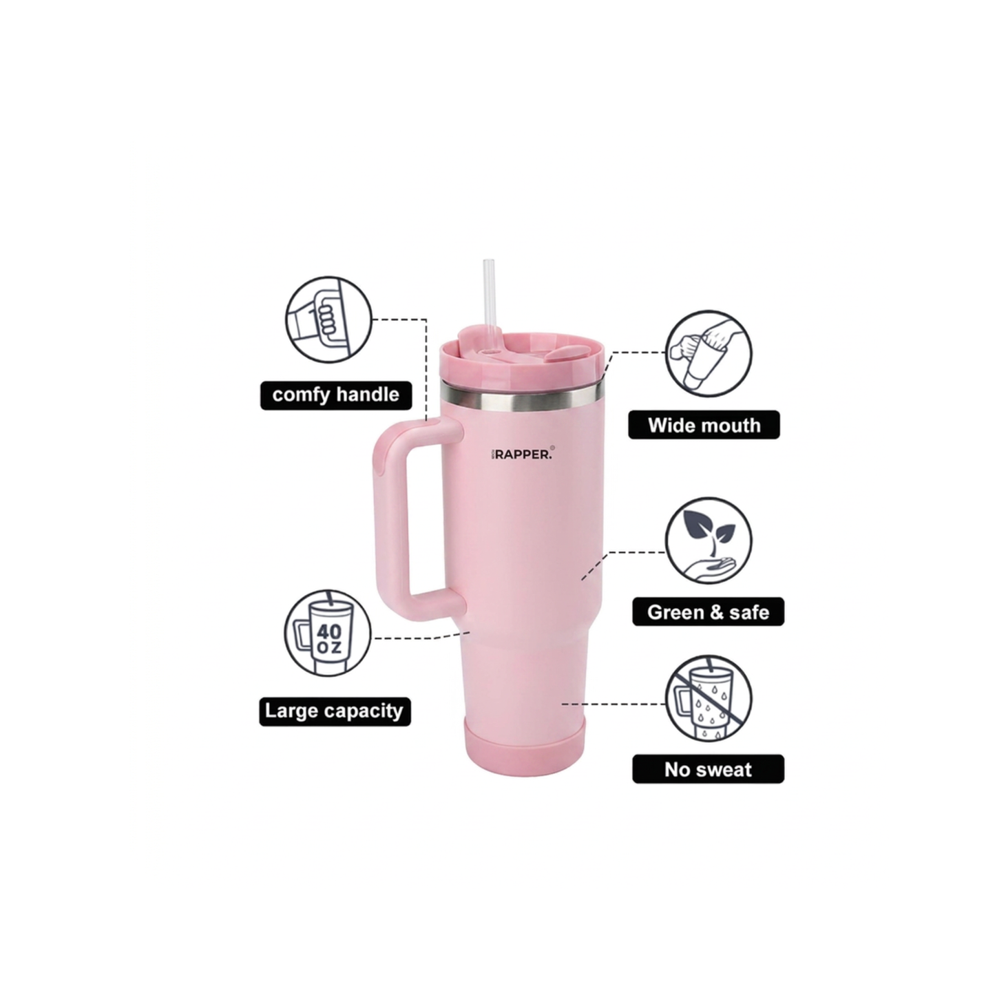 RICH RAPPER TUMBLER - PINK