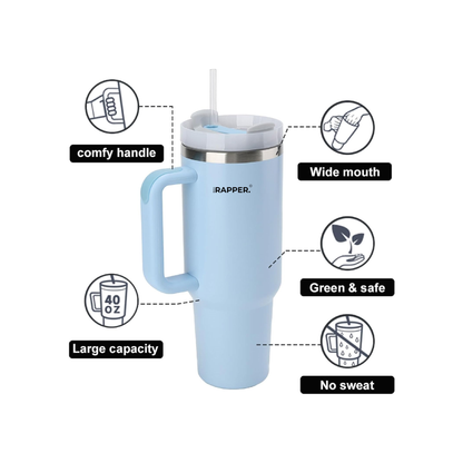 RICH RAPPER TUMBLER- SKY BLUE