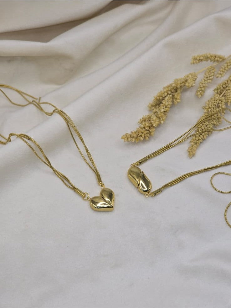 TWO WAY CONVERTIBLE HEART NECKLACE