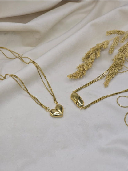TWO WAY CONVERTIBLE HEART NECKLACE