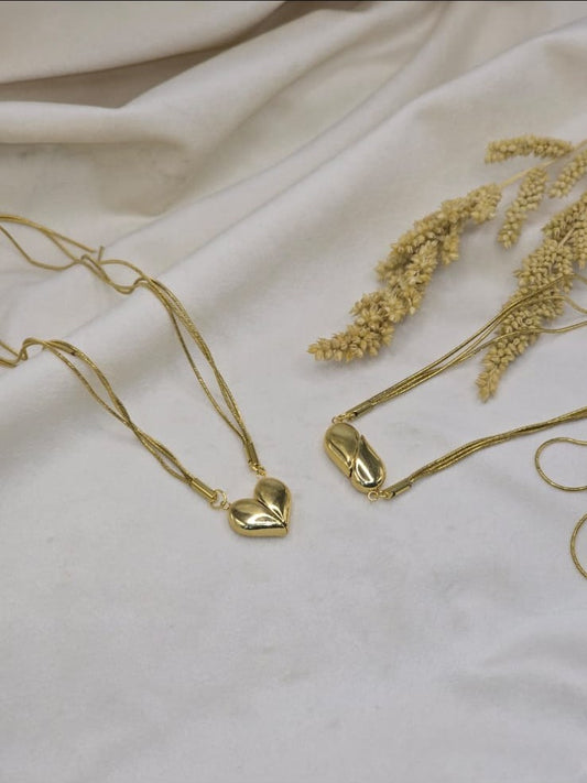 TWO WAY CONVERTIBLE HEART NECKLACE
