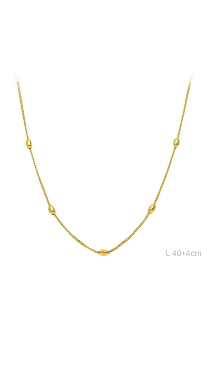 GOLDEN GLIMMER BEAD CHAIN