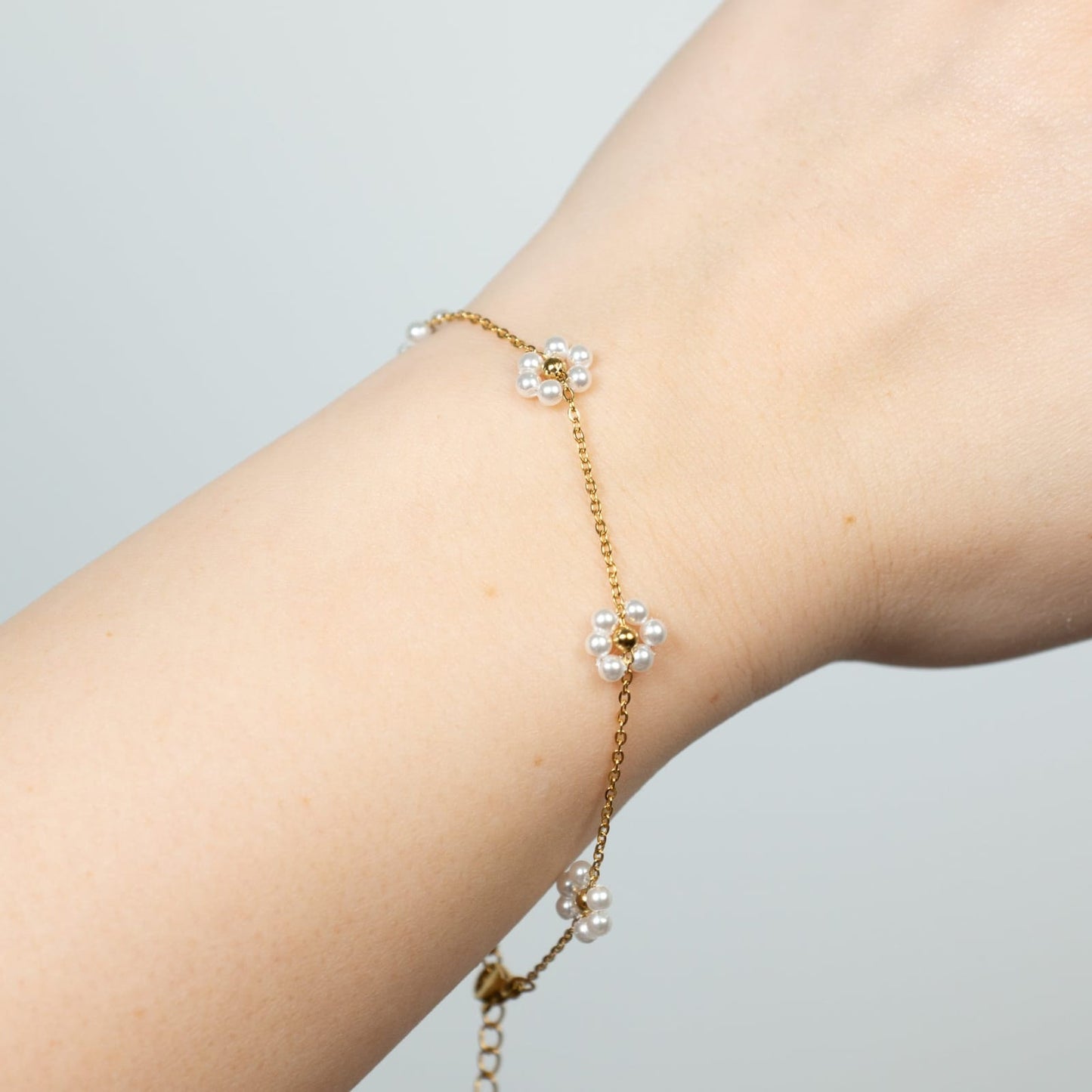 FLORAL CHAIN BRACELET